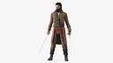 Rogue Pirate Man with Sabers