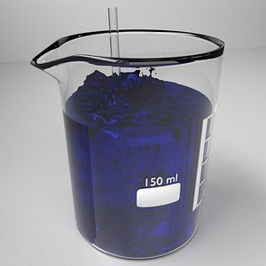 3D measuring beaker liquid - TurboSquid 1278735