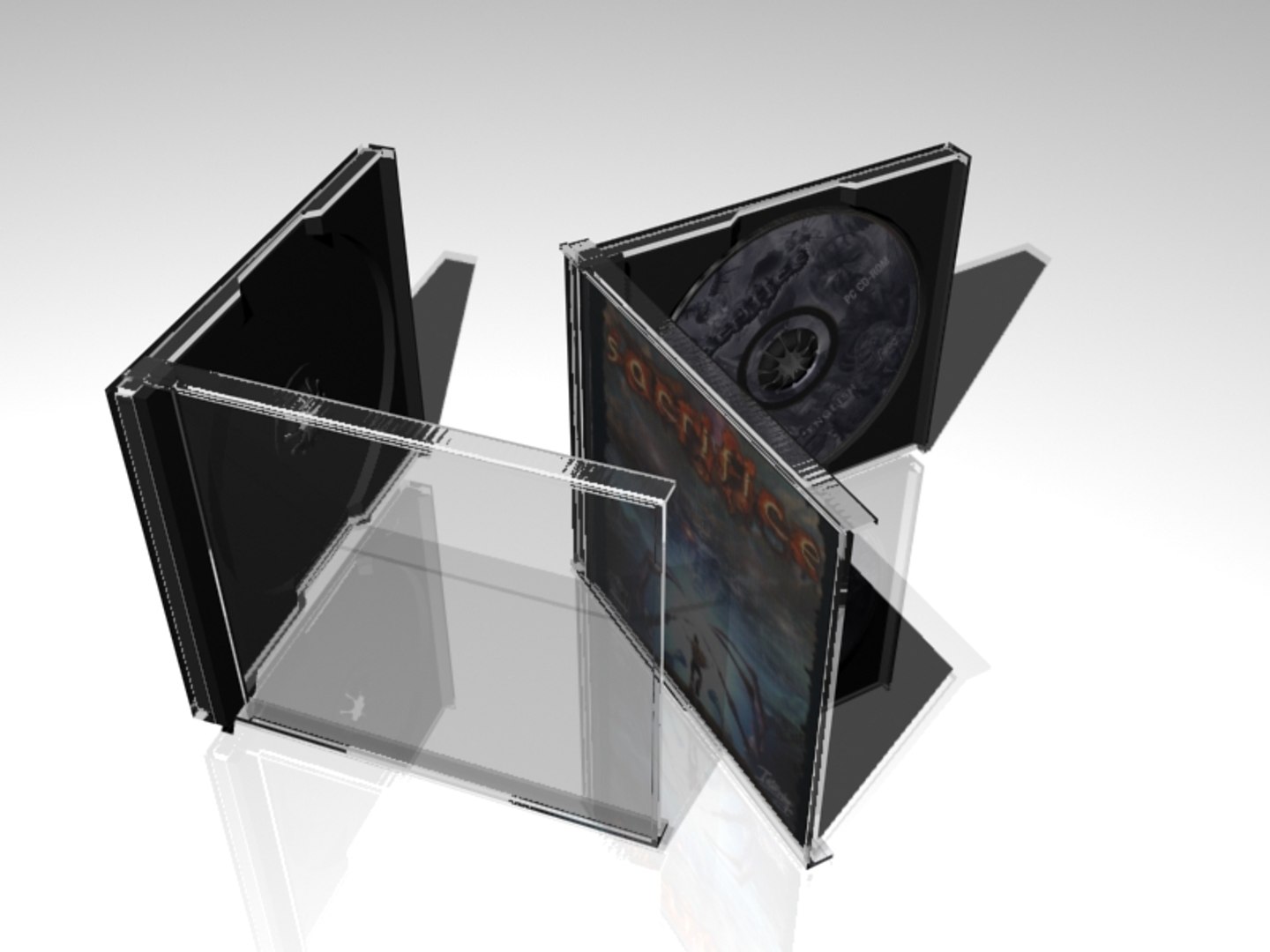 3d Model Cool Cd Dvd Covers