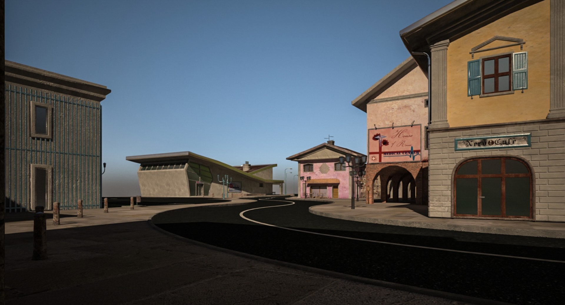 3D town scene model https://p.turbosquid.com/ts-thumb/h0/245R58/FRdQEZyS/13/jpg/1500481541/1920x1080/fit_q87/a84643baeddb8a6cf10981bdf765e4d47310d8d7/13.jpg
