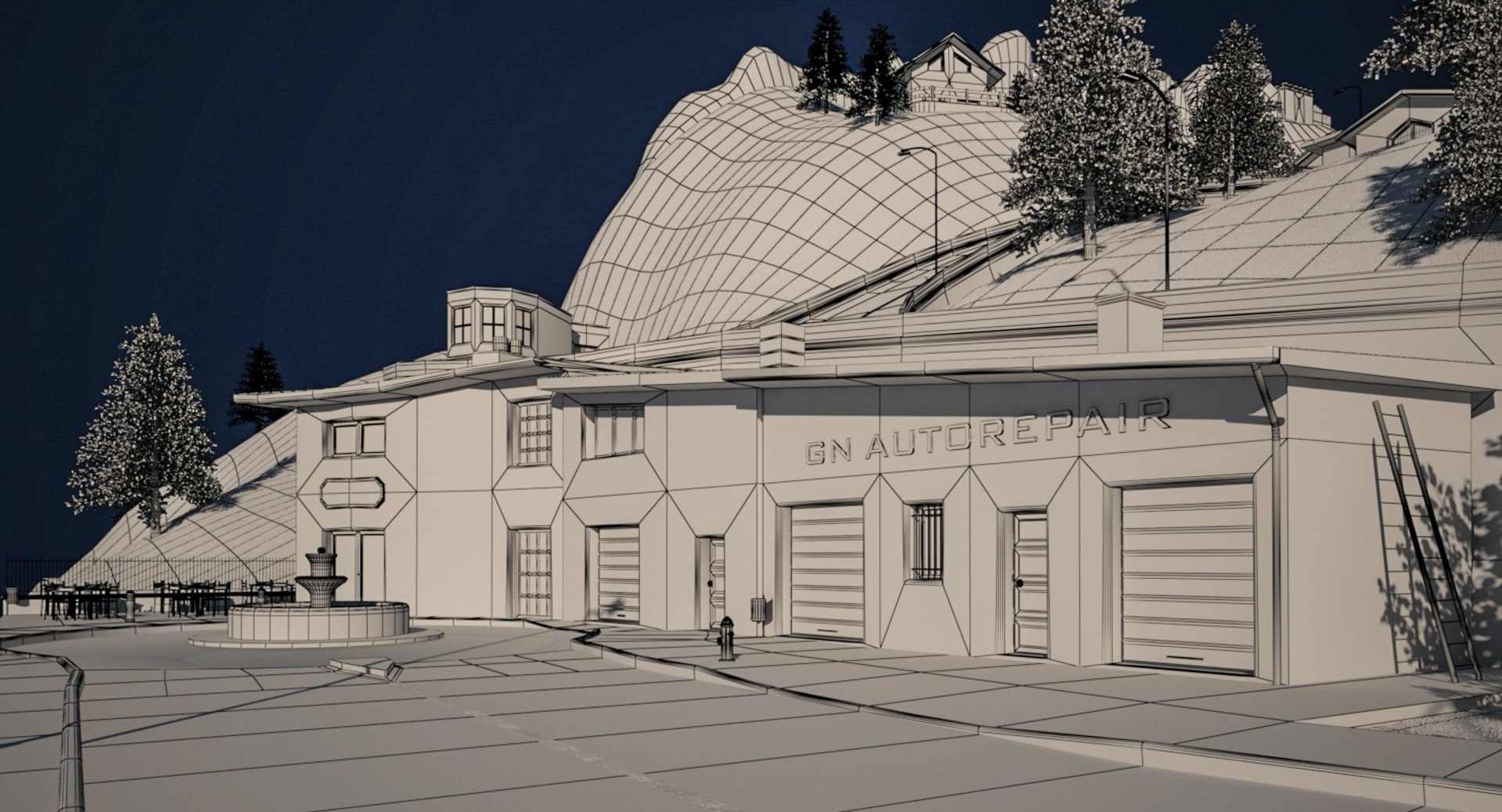 3D town scene model https://p.turbosquid.com/ts-thumb/h0/245R58/Gk3sWUet/wire8_edited/jpg/1500481617/1920x1080/fit_q87/7a6d67e3c1a16c9f656e602e81fecfa1e390eee5/wire8_edited.jpg