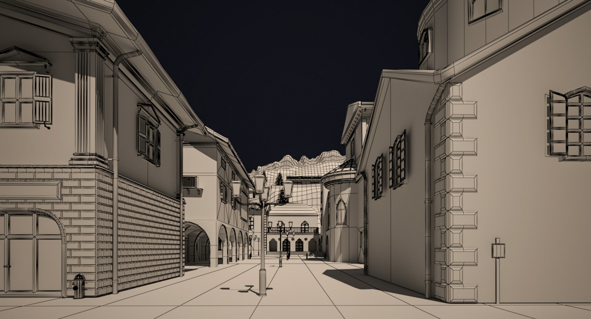 3D town scene model https://p.turbosquid.com/ts-thumb/h0/245R58/bqicL4qZ/wire6_edited/jpg/1500481617/1920x1080/fit_q87/eff7bd51ad53583c5bdce379290b08c41eeaa53a/wire6_edited.jpg