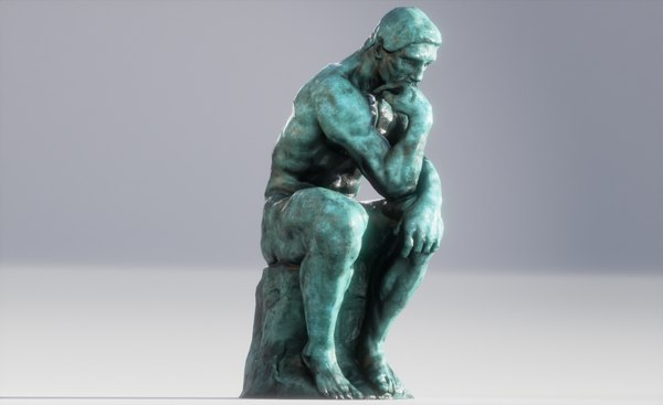 考える人ロダン3Dモデル - TurboSquid 1587229