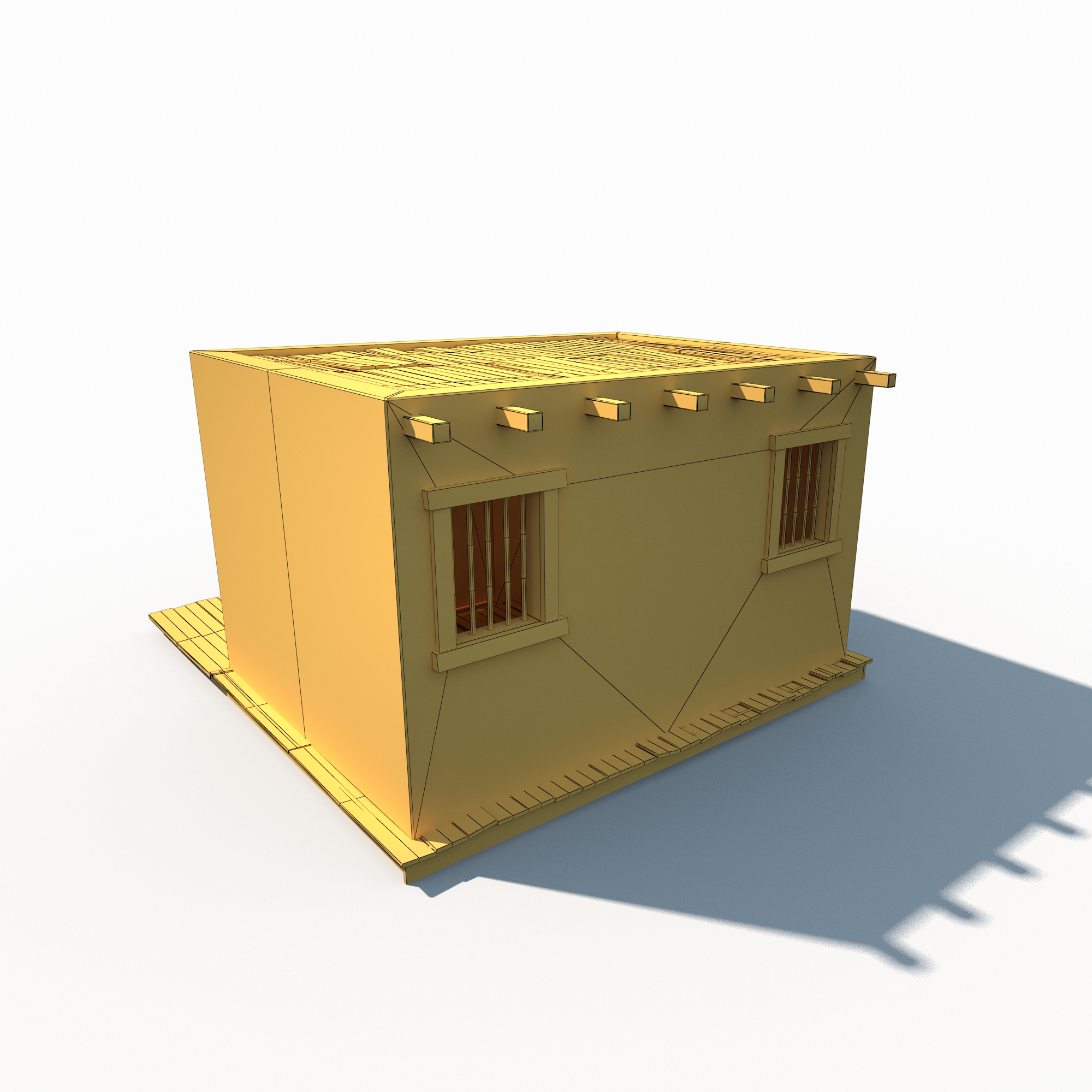 3D wild west jail model - TurboSquid 1217199