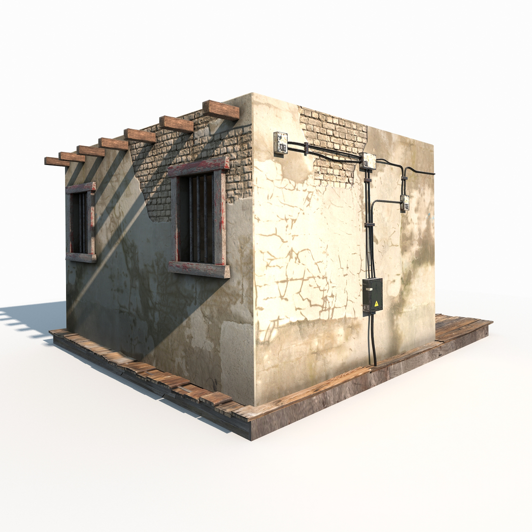 3D wild west jail model - TurboSquid 1217199