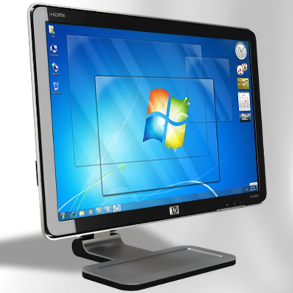 modelo 3d Monitor HP w2207h - TurboSquid 451643