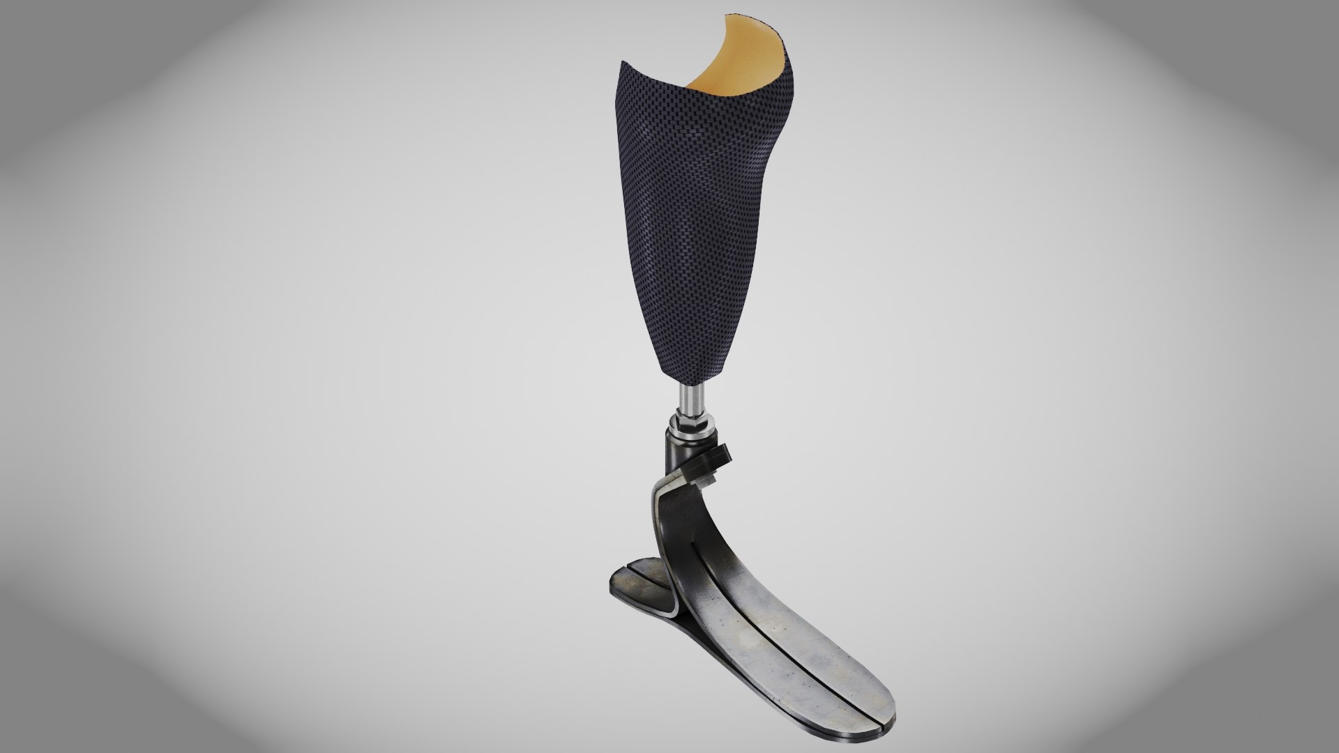 3D Below Knee Prosthetics V1 Model - TurboSquid 2133237