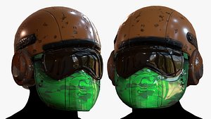 3D gas mask model