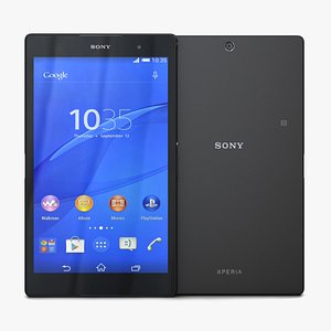 sony xperia z3 tablet 3d model