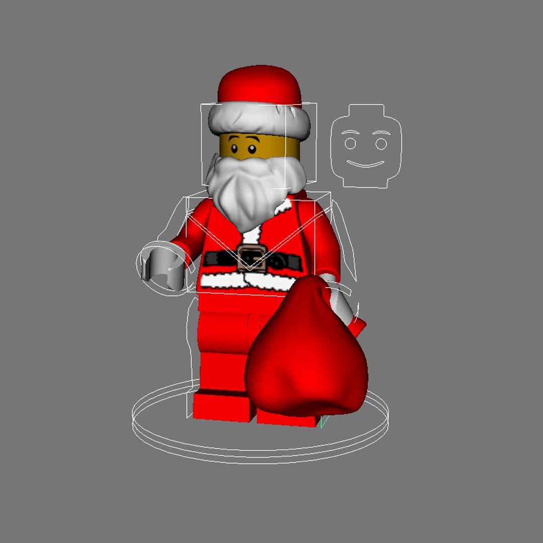 3D model lego santa - - TurboSquid 1404501