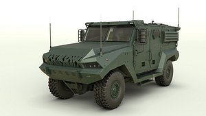 MRAP Military vehicle