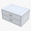 3d storage box dae model
