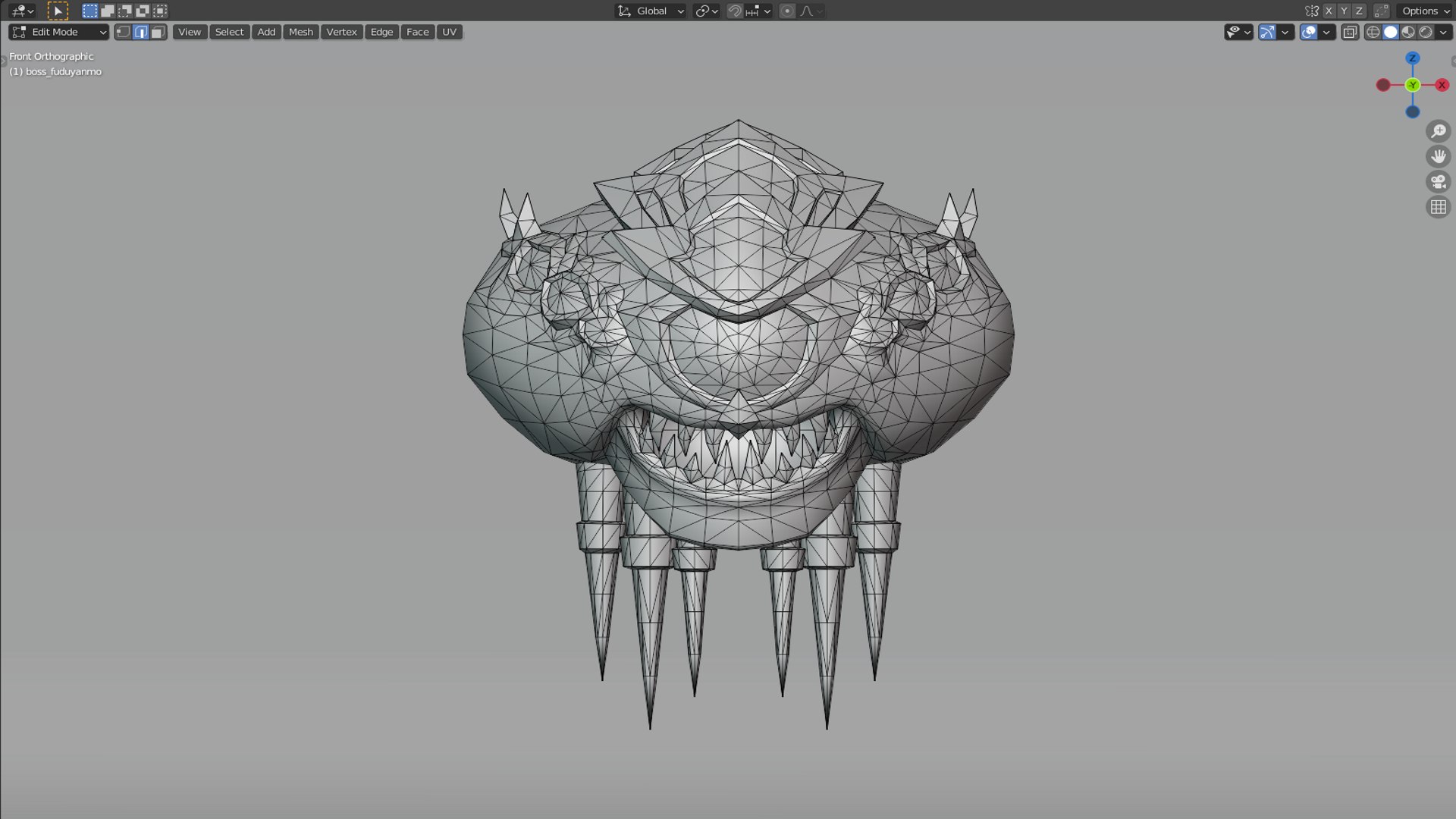 3d Monster Virus Eyes Boss Fuduyanmo Turbosquid 1849550