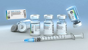 3D vial syringe vaccine
