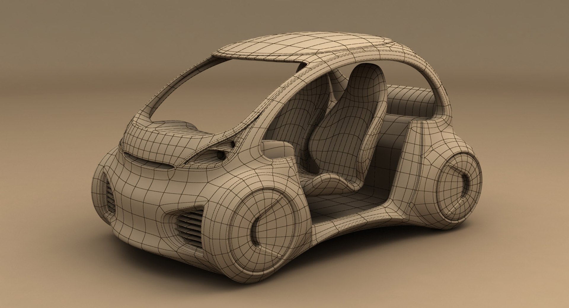 3D Model Futuristic Car Concept - TurboSquid 1335797