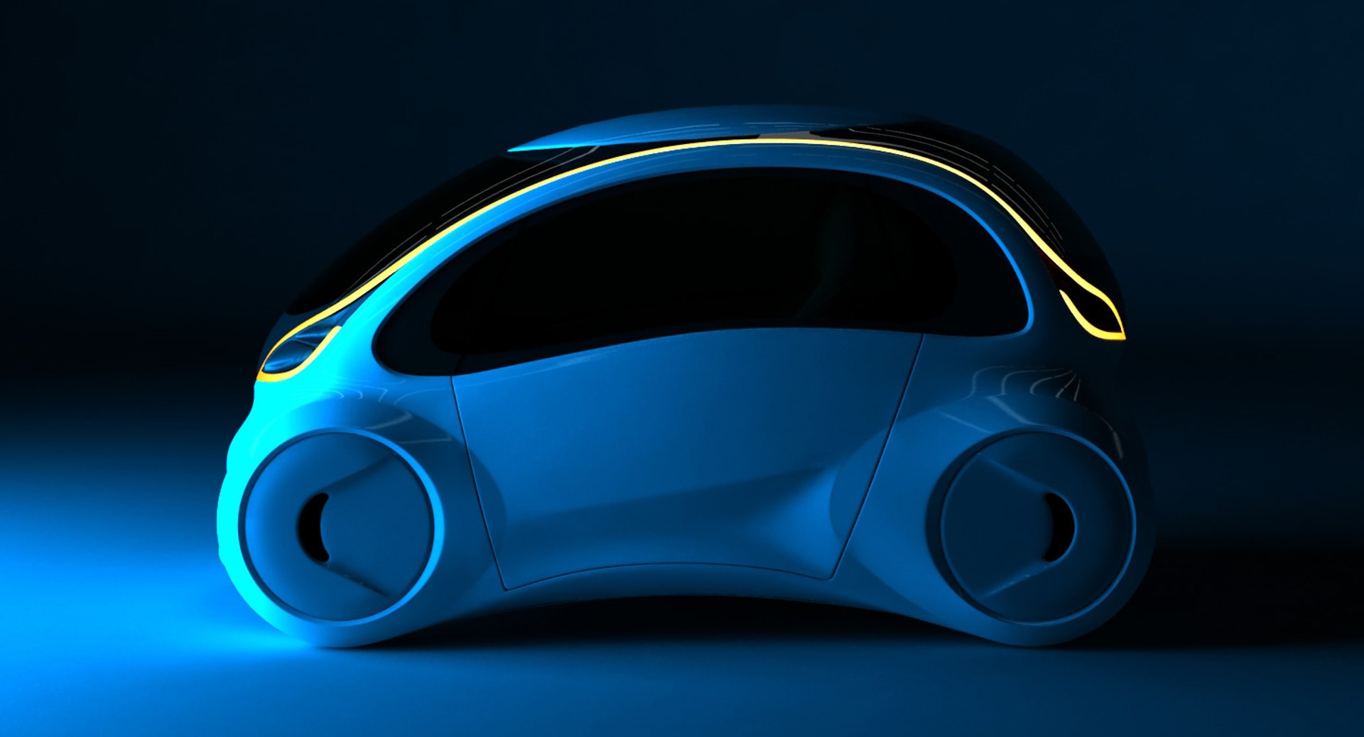3D Model Futuristic Car Concept - TurboSquid 1335797