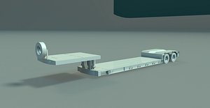 3D model deck trailer