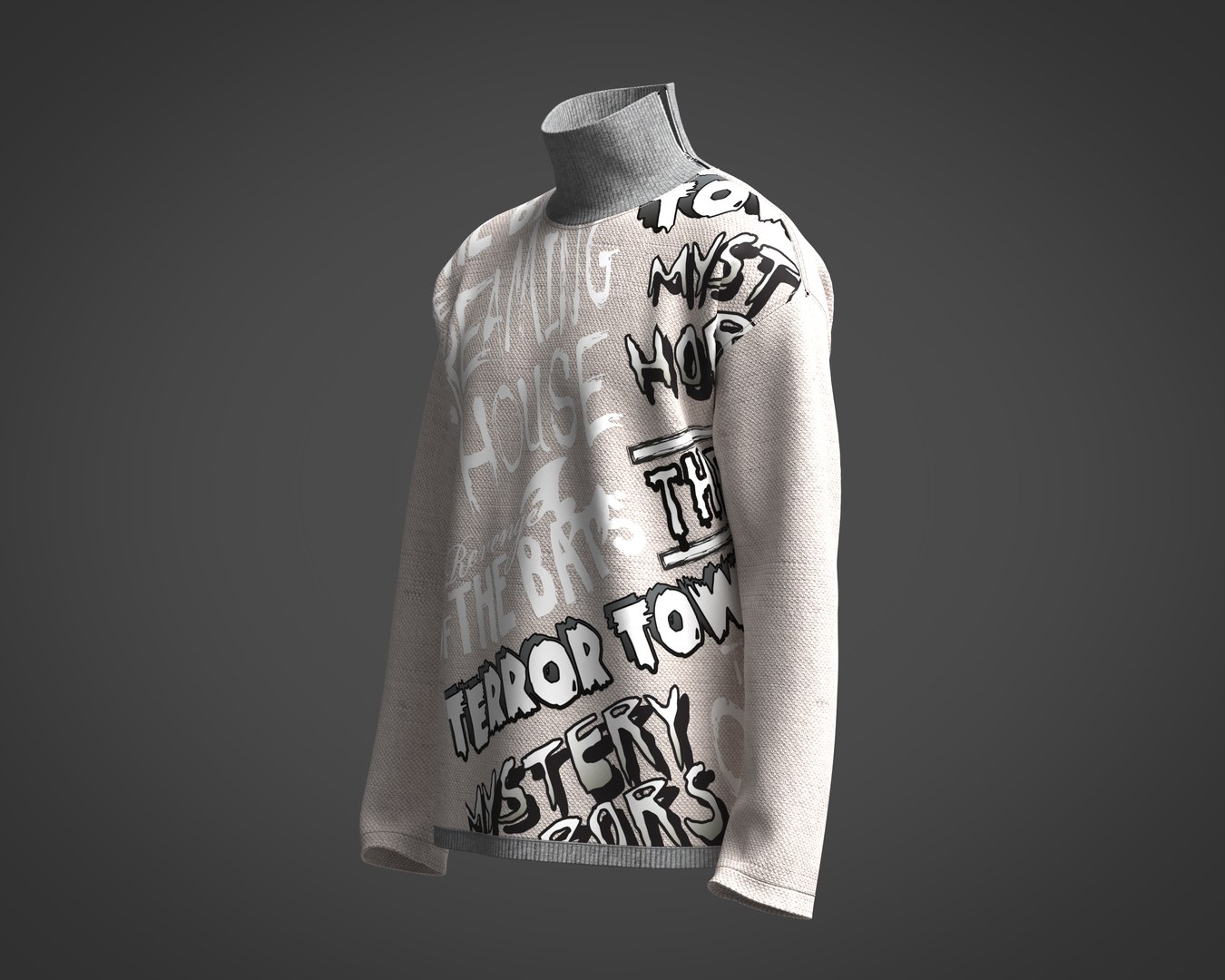 Mens textured fabric high neck sweatshirt with graphics 3D model https://p.turbosquid.com/ts-thumb/h0/kEpu5q/cX/menstexturedfabrichighnecksweatshirtwithgraphics8/png/1737971782/1920x1080/fit_q87/20436674e6960f973791d8bd84b0f22c9f236a98/menstexturedfabrichighnecksweatshirtwithgraphics8.jpg