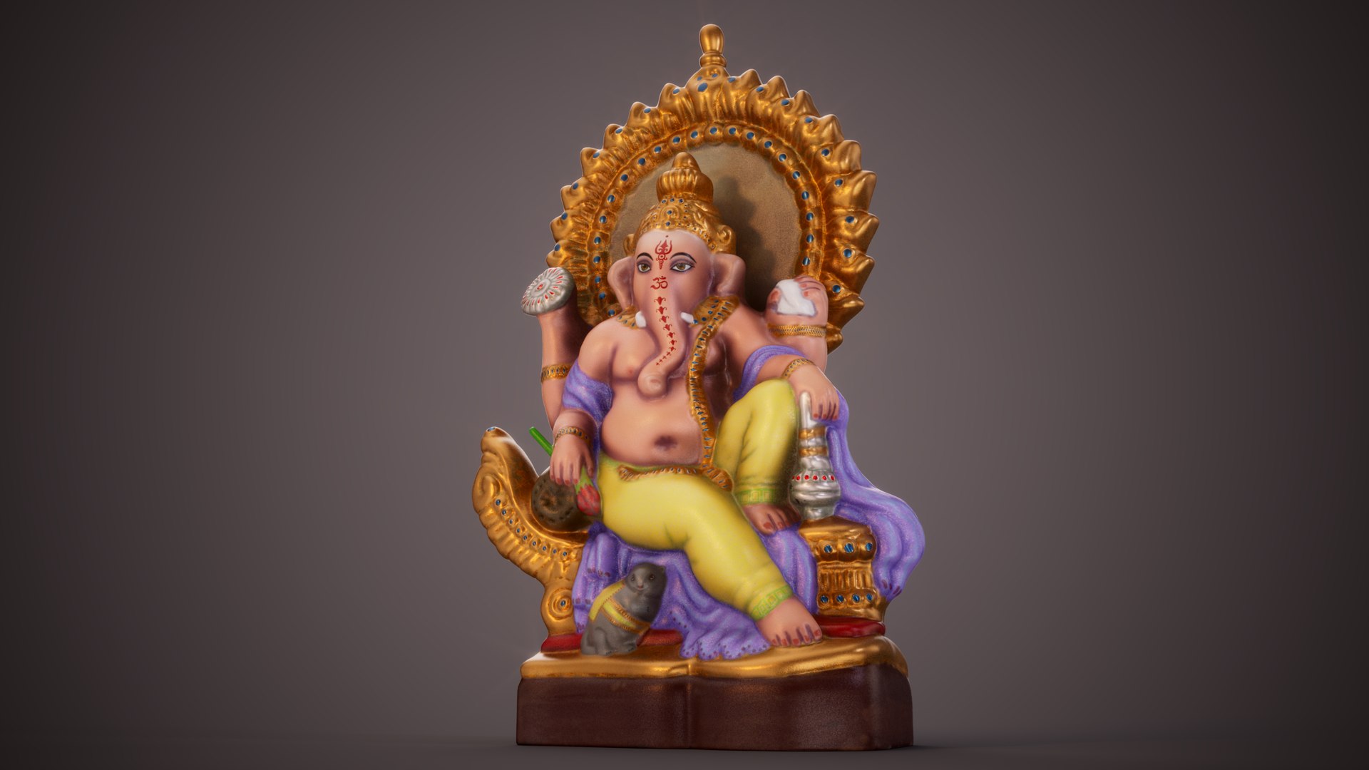Ganesha Colored Statue C4D 3D model https://p.turbosquid.com/ts-thumb/h0/nBxNer/FT/ganesha_colored_statue_063_redshift_colored_with_streak/png/1662611221/1920x1080/fit_q87/c857efe41cdc8780f55532540acc572140458800/ganesha_colored_statue_063_redshift_colored_with_streak.jpg
