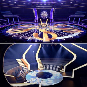 Millionaire TV Studio Set Collection 05