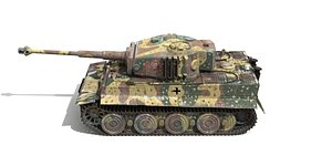 pz tiger vi 3d model