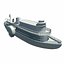 paddlewheel ship 3d model