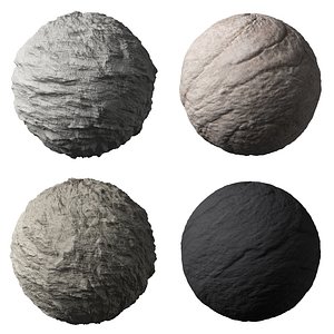 Rock Stone Wall Set 02