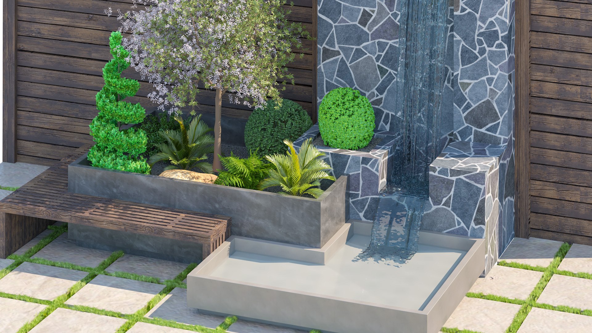 Outdoor Water Wall  Zen Garden Composition model https://p.turbosquid.com/ts-thumb/h0/rITltc/rS/render5/jpg/1770029412/1920x1080/fit_q87/0d6d8b38e30fd4f55eeeee6ede5bd2c43fee87ba/render5.jpg