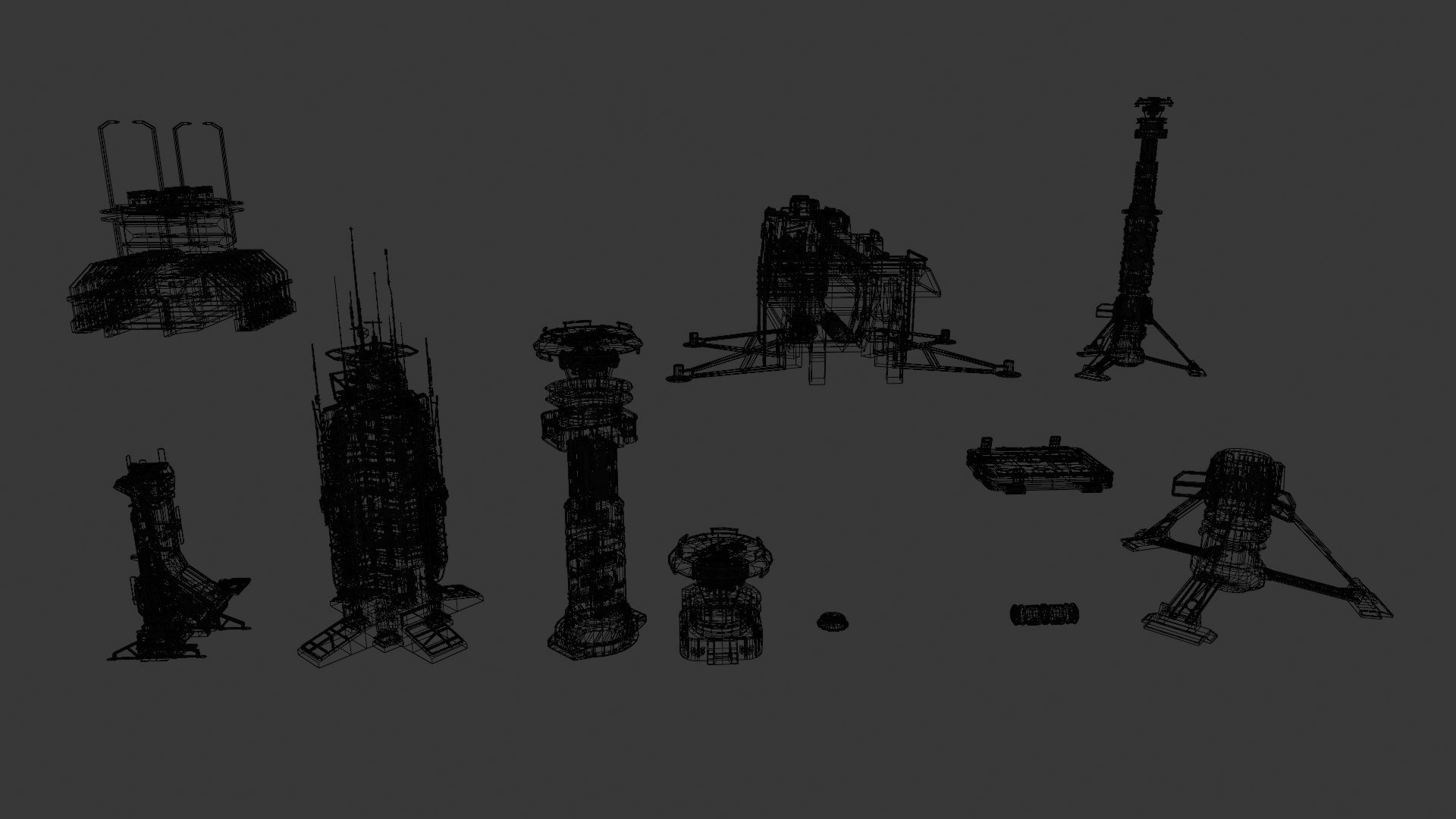Cyberpunk Sci Fi Mega Structures Buildings package Game Ready 3D https://p.turbosquid.com/ts-thumb/h0/uWpQ9H/mD/wire/png/1764631578/1920x1080/fit_q87/d23a4b50a593479bd4999bbc4222030da8b43836/wire.jpg