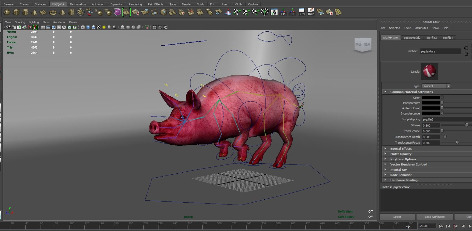 Pig Rigged Animation 3D - TurboSquid 1213110