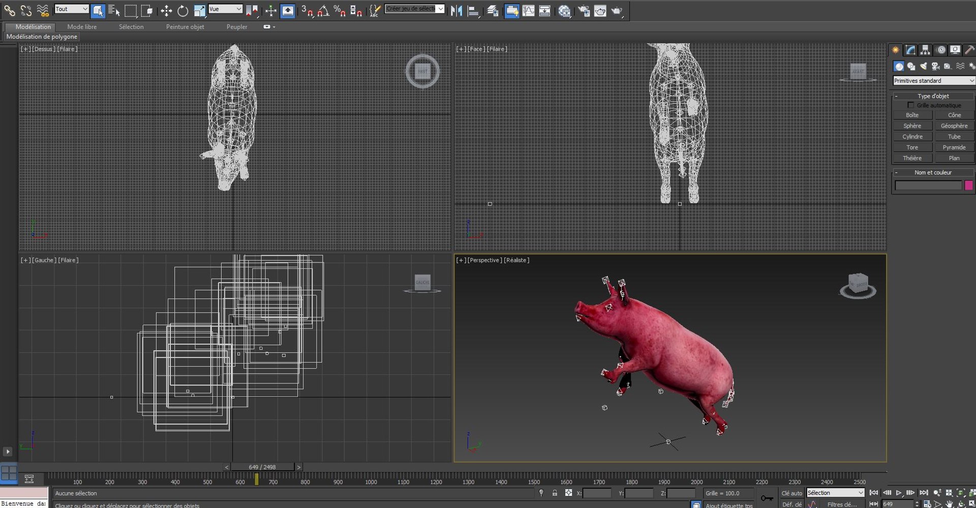 Pig Rigged Animation 3D - TurboSquid 1213110
