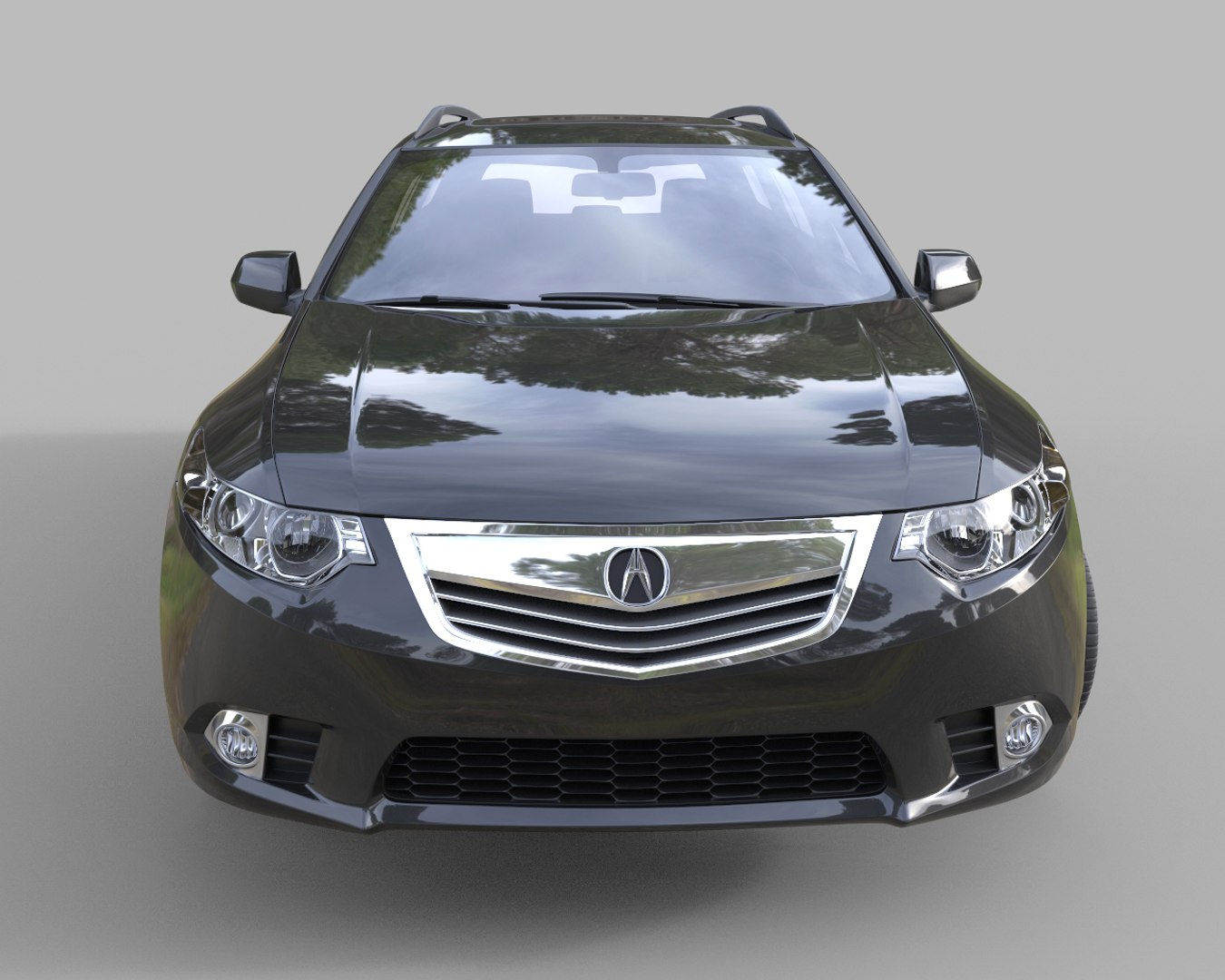 3d Model Acura Tsx Wagon 2015