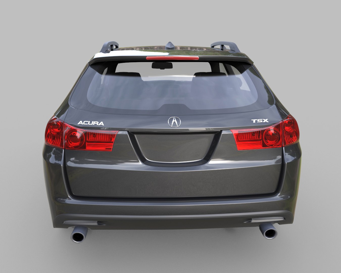 3d Model Acura Tsx Wagon 2015