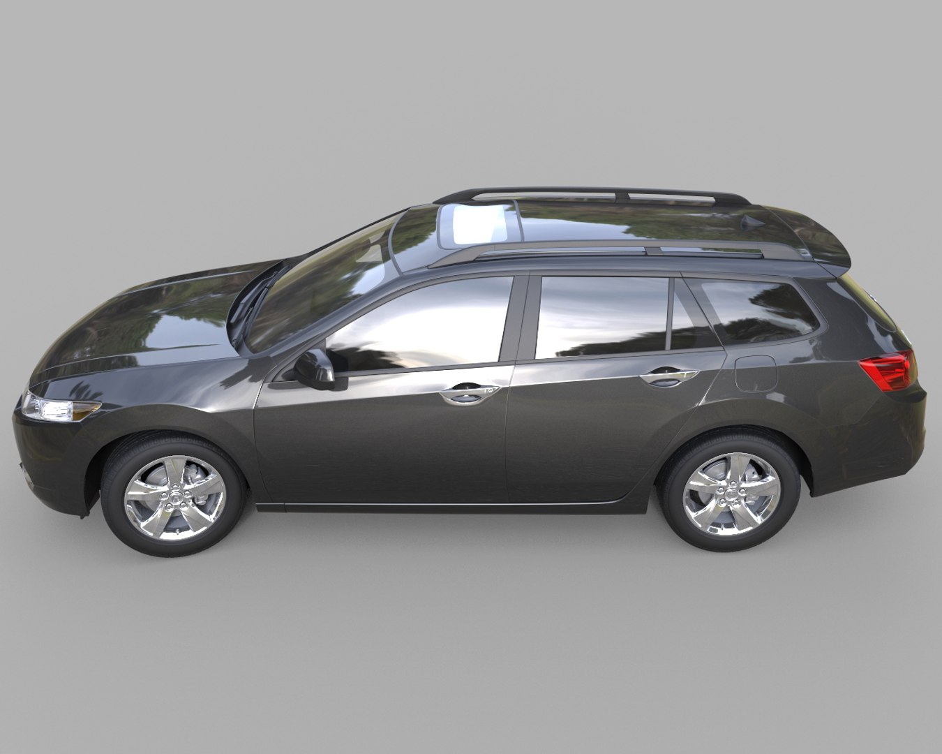 3d Model Acura Tsx Wagon 2015