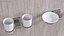Ensemble d'accessoires muraux pour salle de bain Chrome
