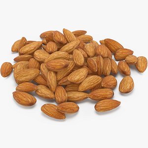 3D Pile of Almonds