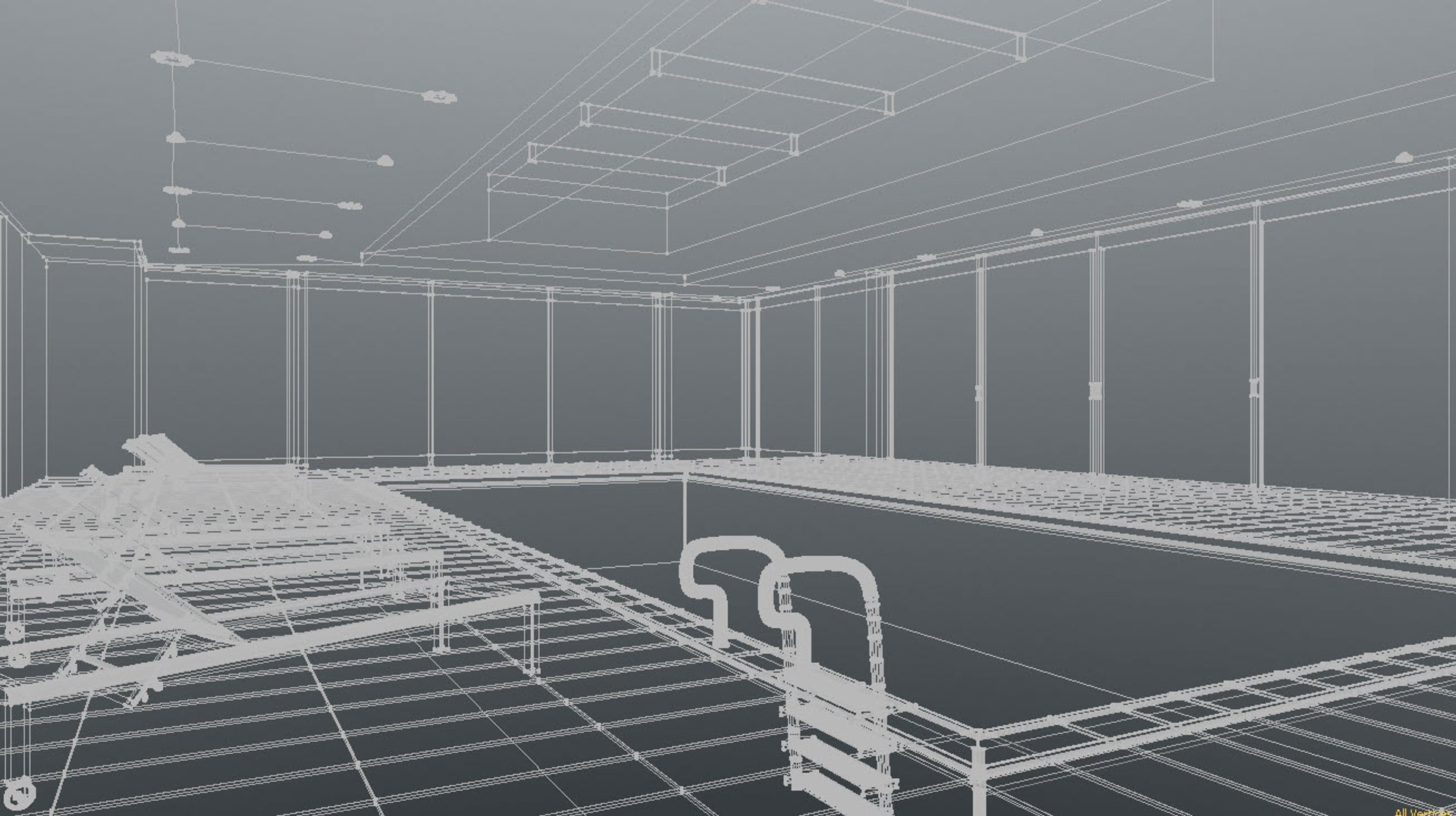 3D Scene Swimming Pool - TurboSquid 1347876
