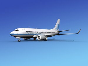 3d boeing 737-700 737 737-700er model