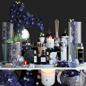 decor set orchid 3D