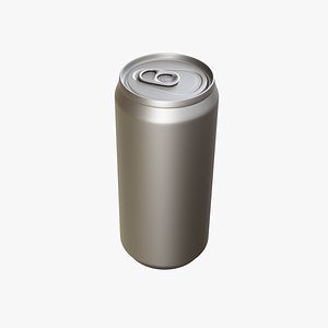 3D Aluminum soda can