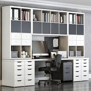 IKEA KALLAX office workplace