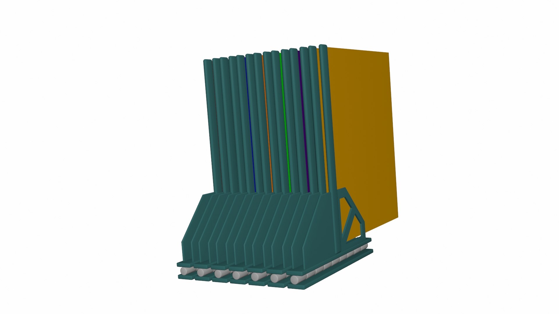 3D Model Filing Rack - TurboSquid 1835771
