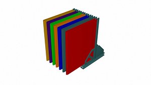 3D model Filing rack