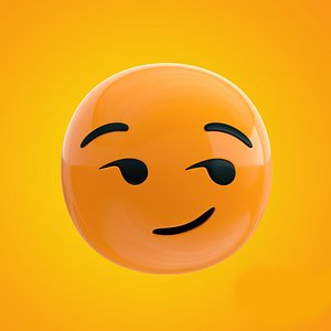 3D cheeky emoji