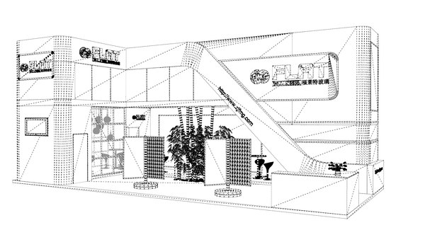 modelo 3d Booth exhibition-A4 - TurboSquid 2100651