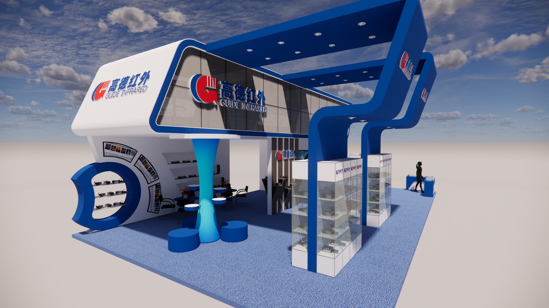 3D Booth Exhibition-A4 Model - TurboSquid 2100651