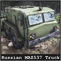 Functional MAZ537  Battle Truck  6 Versions
