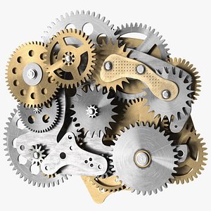Cog Gears Mechanism Mixed