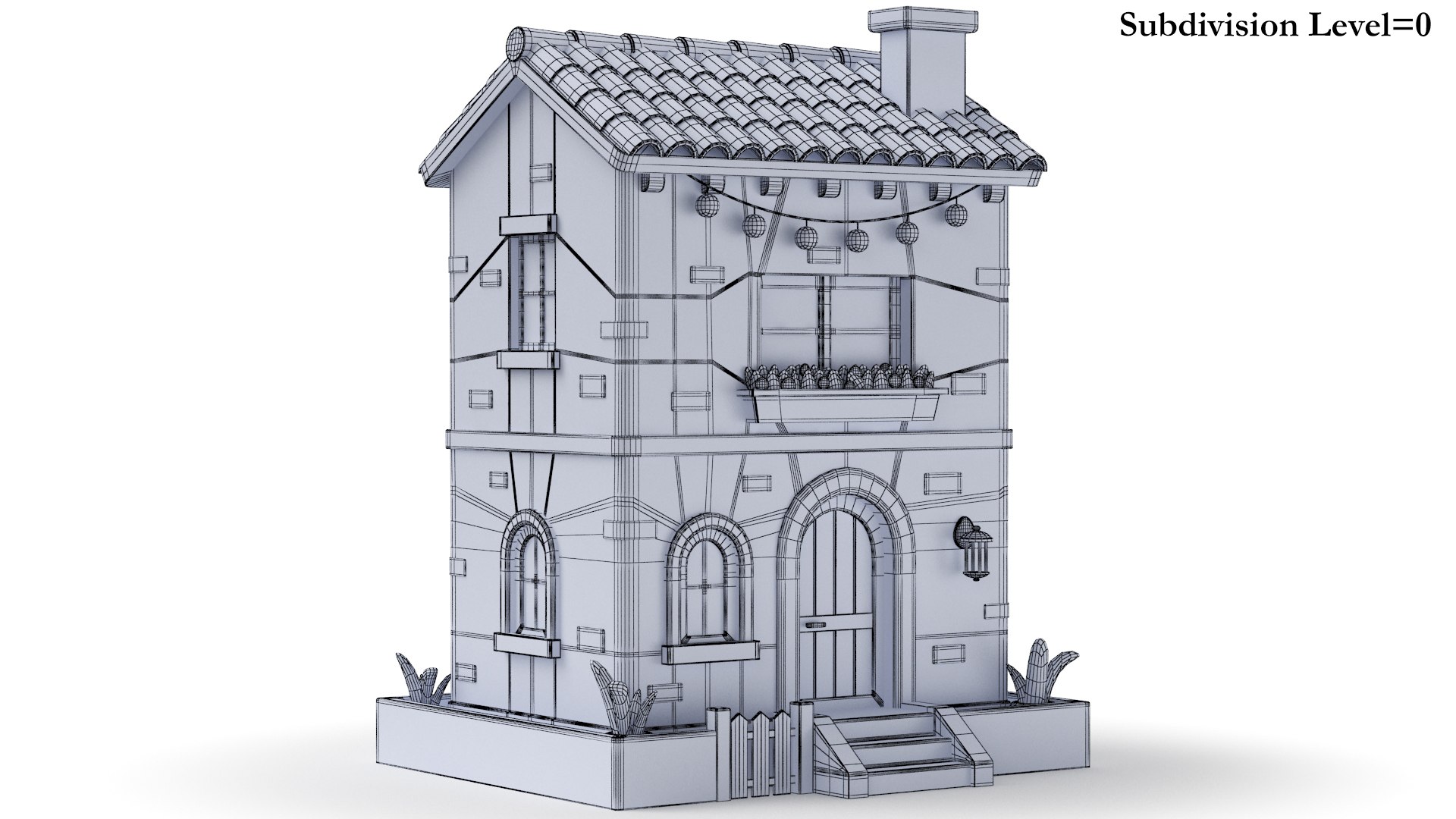 Latin American Cartoonish House Low Poly 3D Model 3D Model - TurboSquid ...