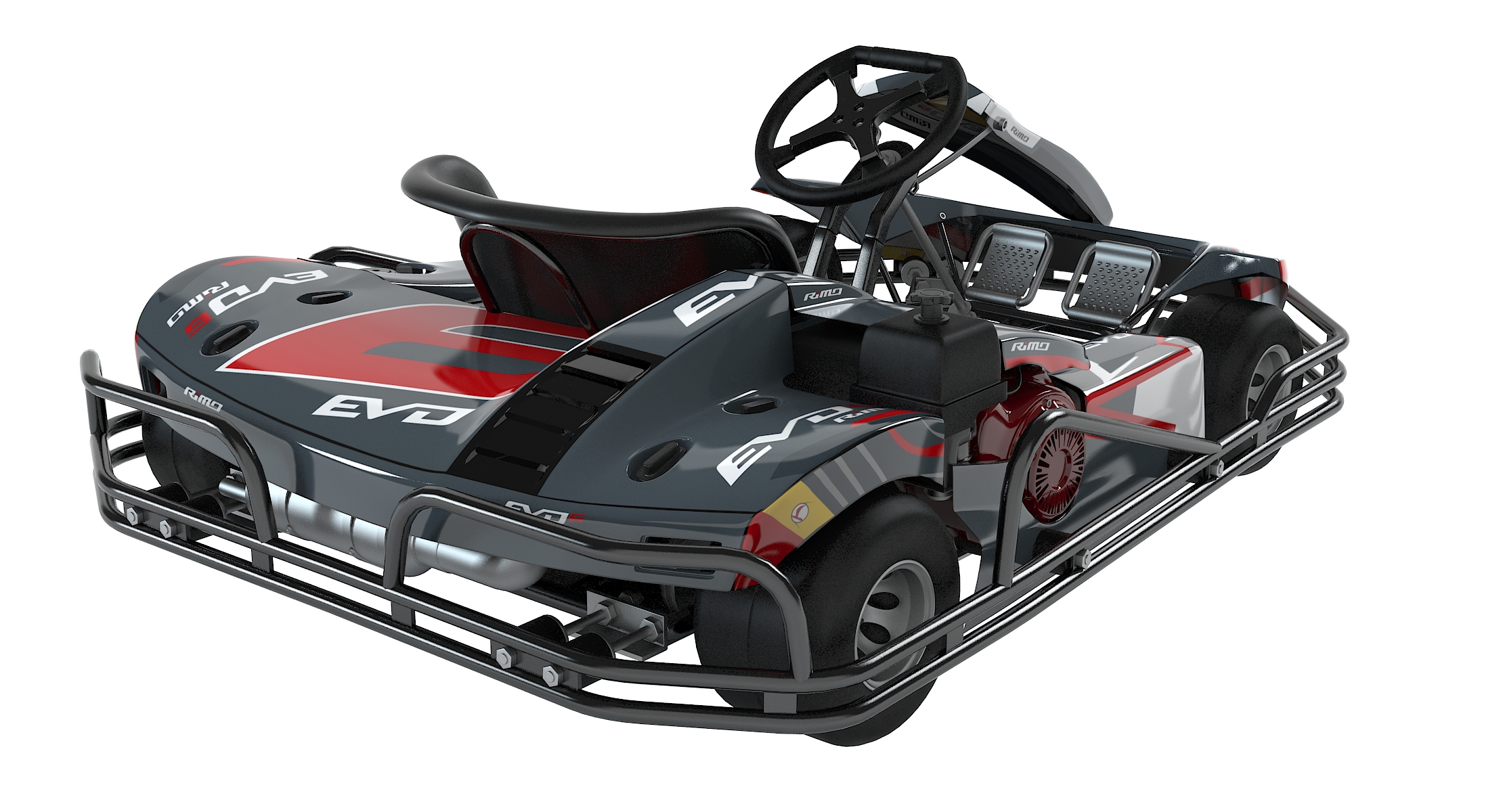 rimo evo6 kart 3d model
